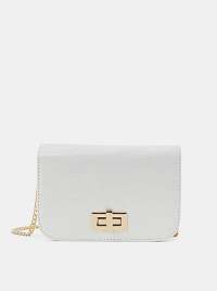 Pieces biele crossbody kabelka