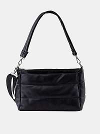 Pieces čierne crossbody kabelka Guddi