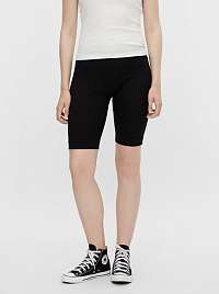 Pieces čierne krátke legíny Taya Biker shorts