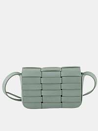 Pieces zelené crossbody kabelka