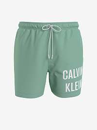 Plavky pre mužov Calvin Klein - svetlozelená