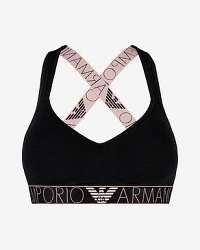 Podprsenka bralette čierna - Emporio Armani black