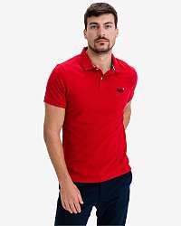Polokošele pre mužov Superdry - červená