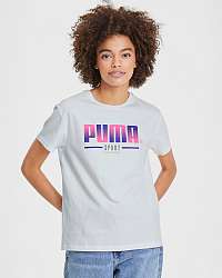 Puma biele dámske tričko Sport