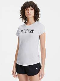 Puma biele tričko s logom