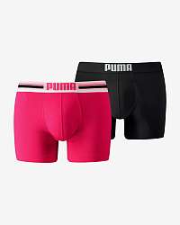 Puma Boxerky 2 ks Čierna Ružová