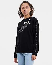 Puma čierne dámska mikina Amplified Crew