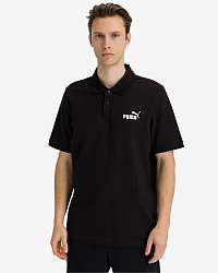 Puma čierne pánske tričko Essentials Polo
