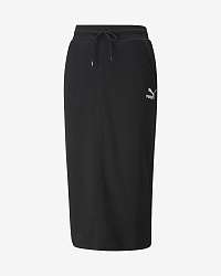Puma Classics Midi Sukňa Čierna