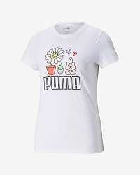 Puma Graphic Streetwear Tričko Biela