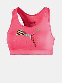 Puma ružové športové podprsenka s logom