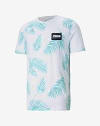 Puma Summer Court AOP Tričko Modrá Biela