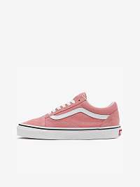 Ružové dámske kožené tenisky VANS UA Old Skool