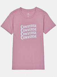 Ružové dámske tričko Converse