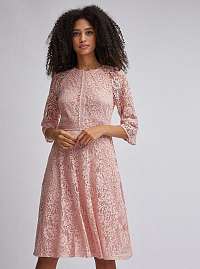 Ružové krajkové šaty Dorothy Perkins