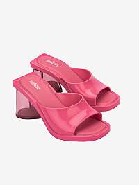 Ružové papuče na podpätku Melissa Candy