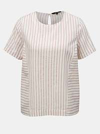 Ružovo–biely pruhovaný top VERO MODA Coco