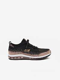 Ružovo-čierne tenisky Skechers pre ženy