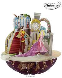 Santoro papierová 3D dekorácia Princess