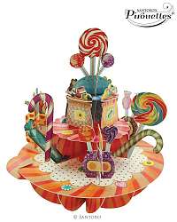 Santoro papierová 3D dekorácia Sweet&Candy 