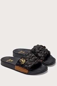 Scotch & Soda čierne šľapky Alie Black -
