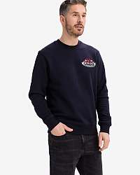 Scotch & Soda Logo Mikina Modrá