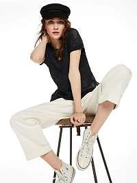 Scotch&Soda tmavomodré tričko Star Mesh Boxy