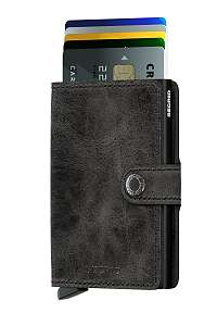 Secrid špeciálna kožená peňaženka Mini Wallet Vintage Black