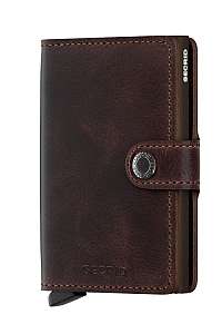 Secrid špeciálna kožená peňaženka Mini Wallet Vintage Chocolate