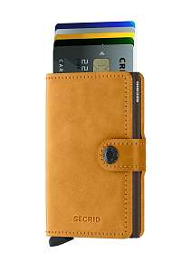 Secrid špeciálna kožená peňaženka Mini Wallet Vintage Ochre