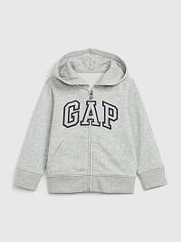 Šedá chlapčenská mikina GAP Logo