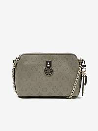 Šedá vzorovaná crossbody kabelka Guess Ninnette