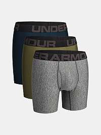 Šedé boxerky Under Armour UA Tech 6in 3 Pack