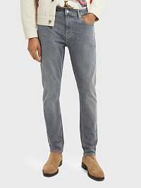 Šedé pánske slim fit džínsy Scotch & Soda