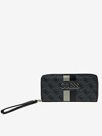 Šedo-čierna dámska peňaženka Guess