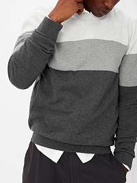 Šedý pánsky hladký pletený sveter GAP