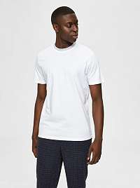 Selected Homme biele pánske basic tričko
