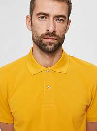 Selected Homme žlté polo pánske tričko
