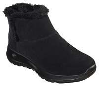 Skechers čierne zimné topánky On The Go Joy Bundle Up s kožušinkou