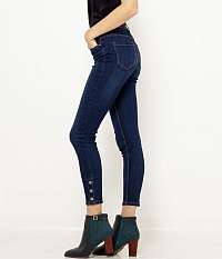Skinny fit pre ženy CAMAIEU - tmavomodrá