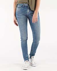 Skinny fit pre ženy Pepe Jeans - modrá
