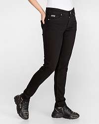 Skinny fit pre ženy Versace Jeans Couture - čierna