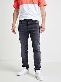 Slim fit pre mužov Pepe Jeans - tmavosivá
