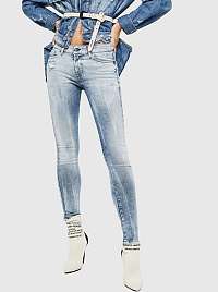 Svetlo modré dámske skinny fit džínsy Diesel