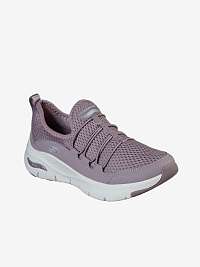 Svetlofialové dámske tenisky Skechers