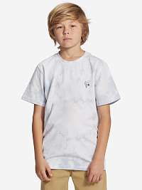 Svetlomodré chlapčenské batikované tričko DC Fill