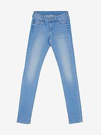 Svetlomodré dámske skinny fit džínsy Pepe Jeans