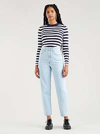 Svetlomodré dámske skrátené mom rifle Levi's®