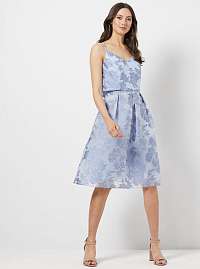 Svetlomodré kvetované šaty Dorothy Perkins
