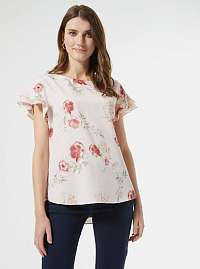 Svetloružová kvetovaná blúzka Dorothy Perkins